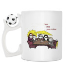 Кружка с футбольным мячиком