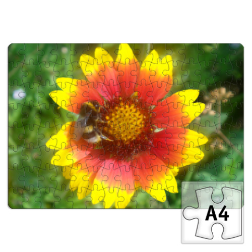 Пазл с принтом Шмель