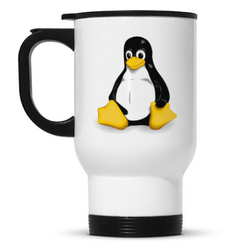 Кружка-термос с принтом Linux