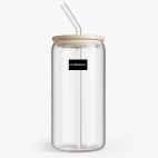 Банка с бамбуковой крышкой