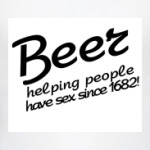 Beer helping people have sex