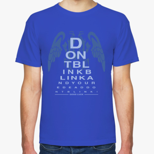 Футболка с принтом Don't Blink