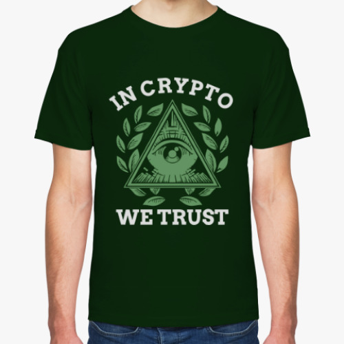 Футболка с принтом Биткойн