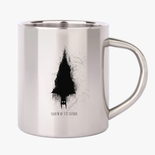 Кружка металлическая с принтом Герой-монстр