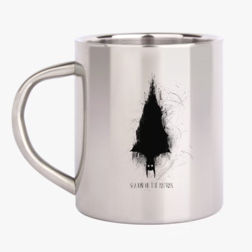 Кружка металлическая с принтом Герой-монстр