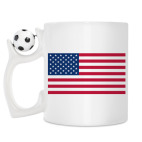 Кружка с футбольным мячиком