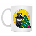 Енот с ёлочкой