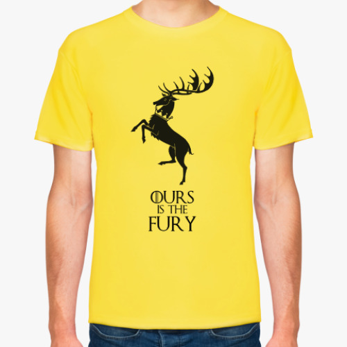 Футболка с принтом Дом Баратеонов / House Biaratheon. Игра Престолов