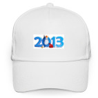 Кепка / бейсболка, белая (печать) 2013
