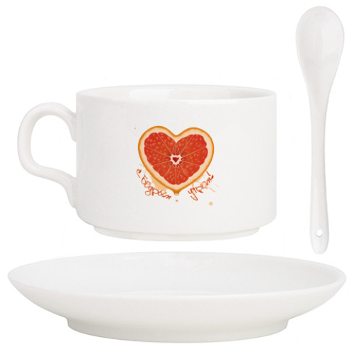 Кофейный набор с принтом С Бодрым Утром!