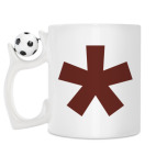 Кружка с футбольным мячиком