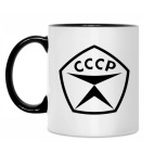 Кружка двухцветная