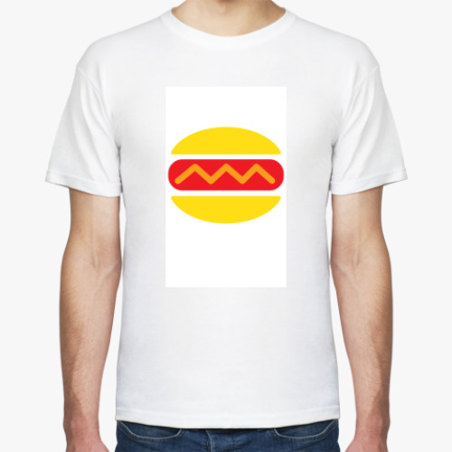 Футболка с принтом Хотдог
