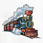 Старинный паровоз