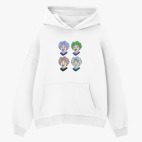 Толстовка худи оверсайз