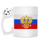 Кружка с футбольным мячиком