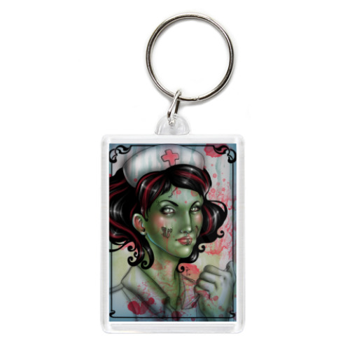 Брелок с принтом   GUTTER