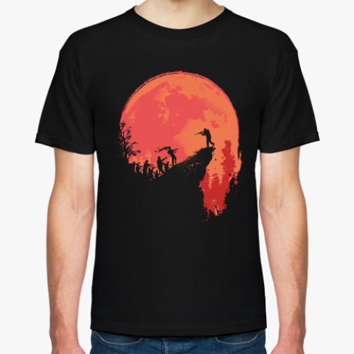Футболка с принтом Кровавая луна