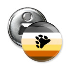 Магнит-открывашка 58 мм Bear Pride Flag