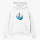 Толстовка худи оверсайз