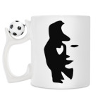 Кружка с футбольным мячиком