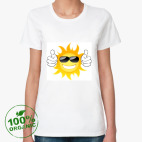 Женская футболка органик