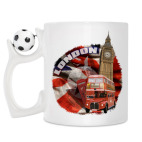 Кружка с футбольным мячиком