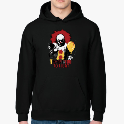 Толстовка худи с принтом Clown It by Stephen King