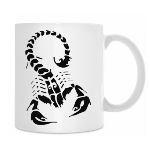 Кружка с принтом Скорпион 3