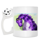 Кружка с футбольным мячиком