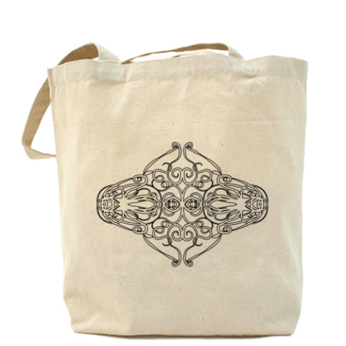 Сумка шоппер с принтом Романтический орнамент