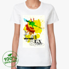 Женская футболка органик