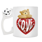 Кружка с футбольным мячиком