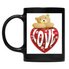 Кружка цветная UV-DTF