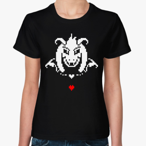 Женская футболка с принтом Asriel Dreemurr