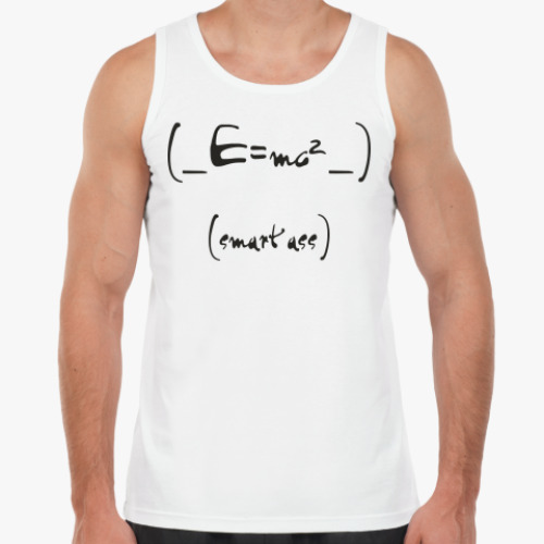 Майка с принтом SMART ASS