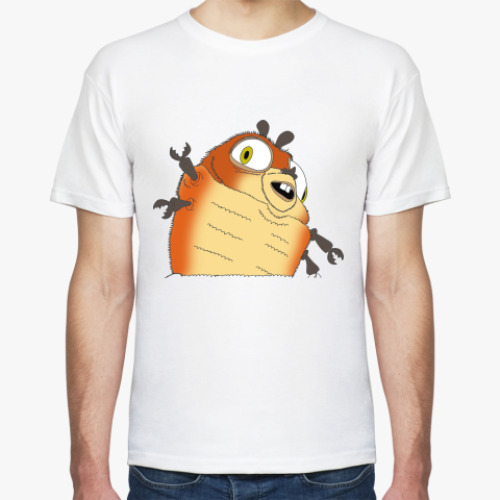 Футболка с принтом насекомозавр