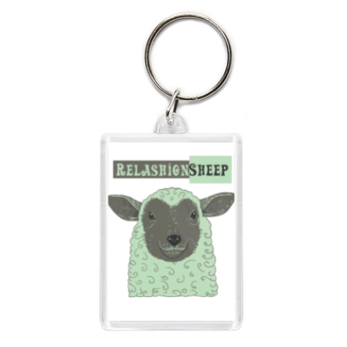 Брелок с принтом Овечка