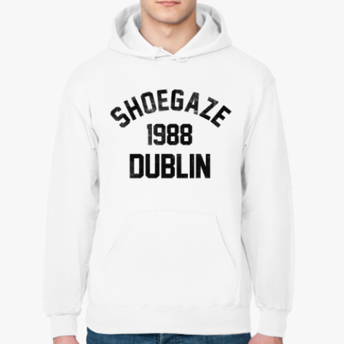 Толстовка худи с принтом Shoegaze Dublin 1988