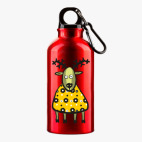 Металлическая бутылка 400 мл UV-DTF