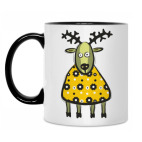 Кружка двухцветная