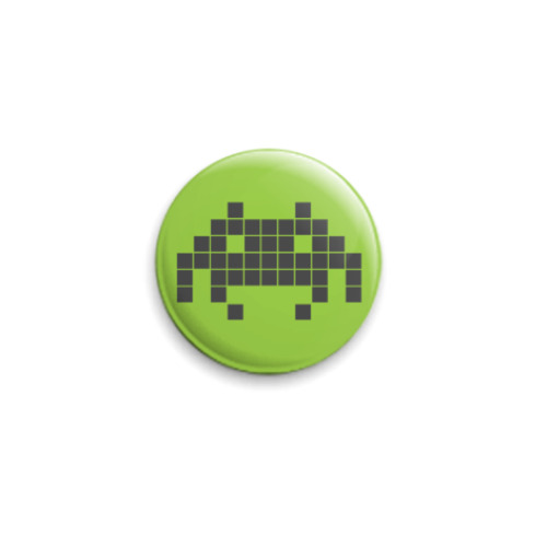 Значок 25мм с принтом 8 bit
