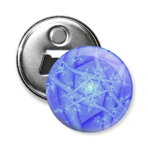 Магнит-открывашка с принтом Зима