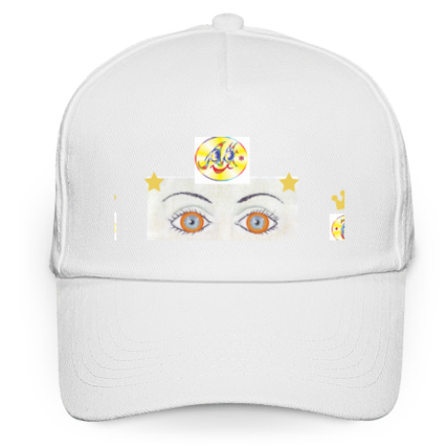 Кепка бейсболка с принтом для полных