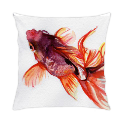 Подушка с принтом На Удачу