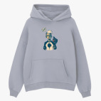 Толстовка худи оверсайз