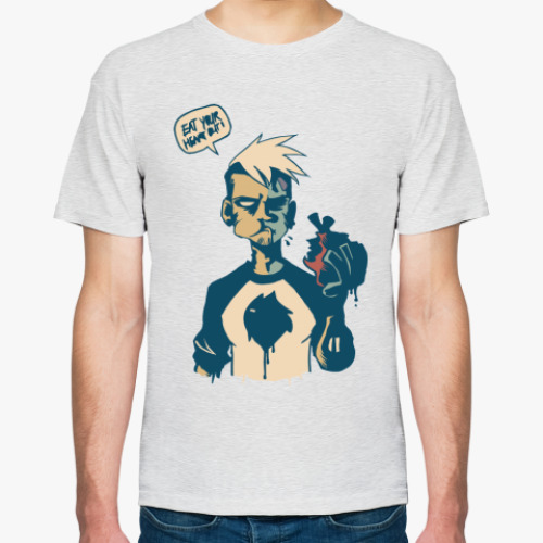 Футболка с принтом Zombie