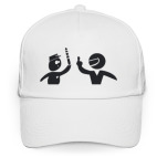 Кепка / бейсболка, белая (печать) ГИБДД и водитель