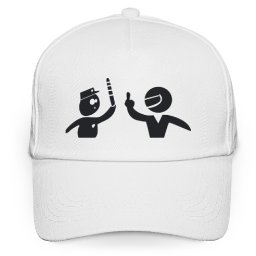 Кепка бейсболка с принтом ГИБДД и водитель