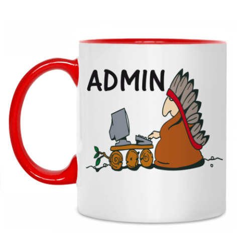 Кружка с принтом ADMIN